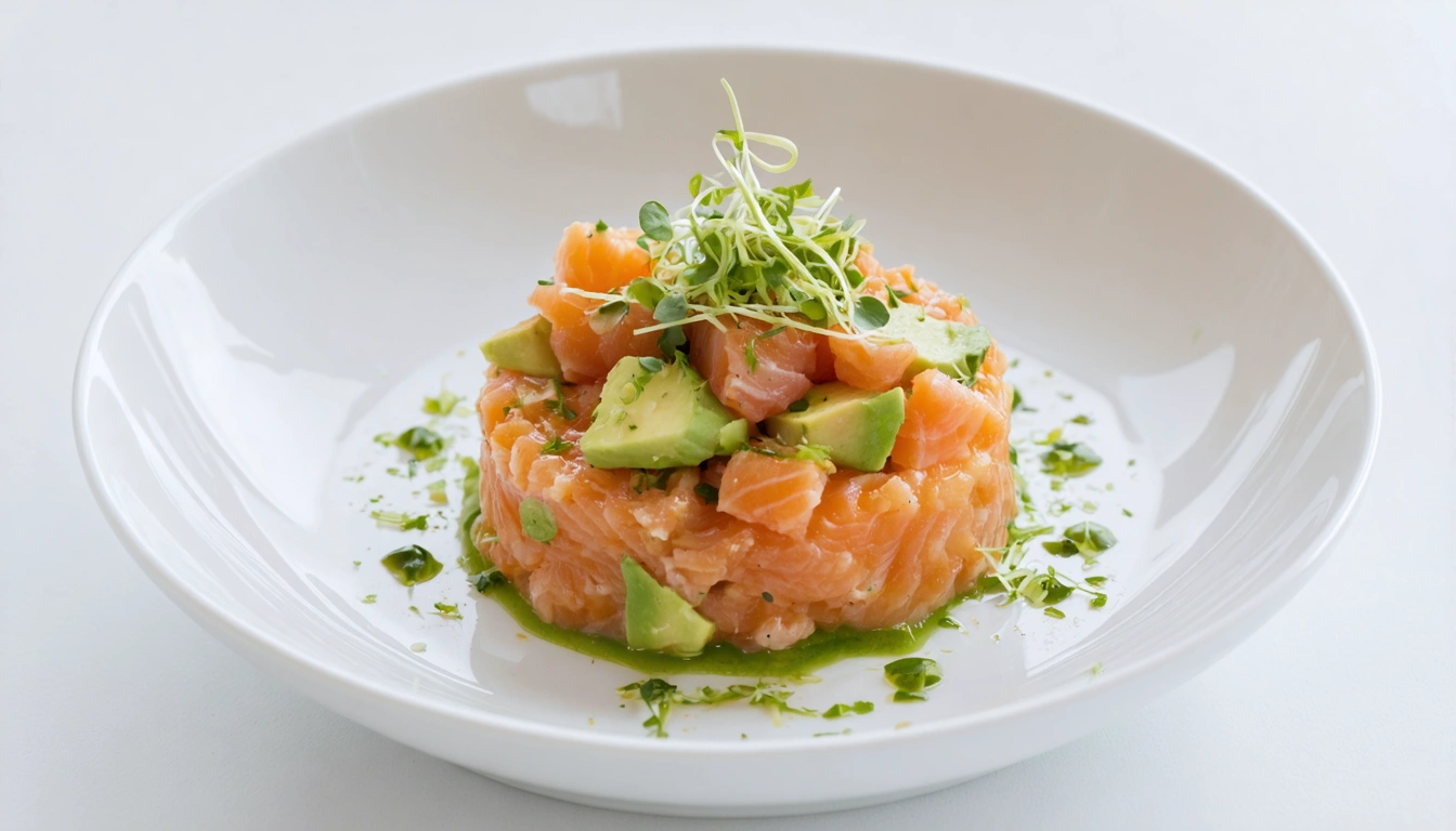 tartare di salmone e avocado